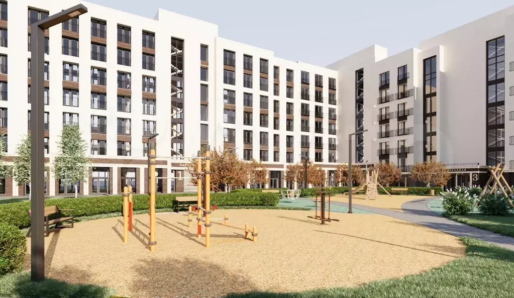 3-к. квартира, 65 м, 4/7 эт. - Фото 1