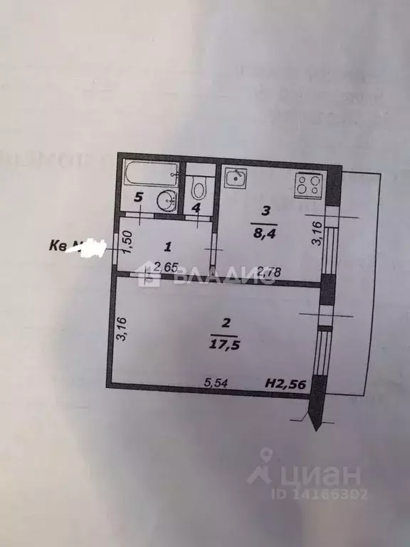 1-к кв. Белгородская область, Строитель Яковлевский городской округ, ... - Фото 2