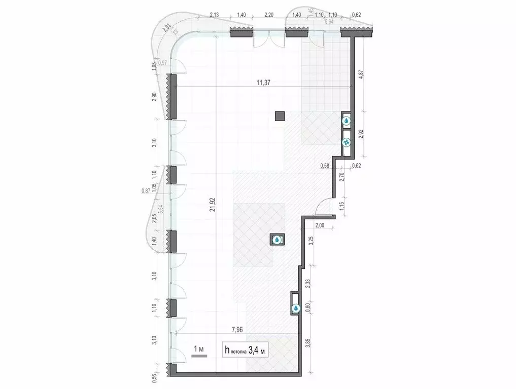 4-комнатная квартира: Москва, Большой Толмачёвский переулок, 5с1 (208 ... - Фото 1