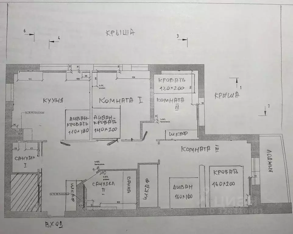 3-к кв. Москва 4-й Войковский проезд, 6К2 (77.0 м) - Фото 2