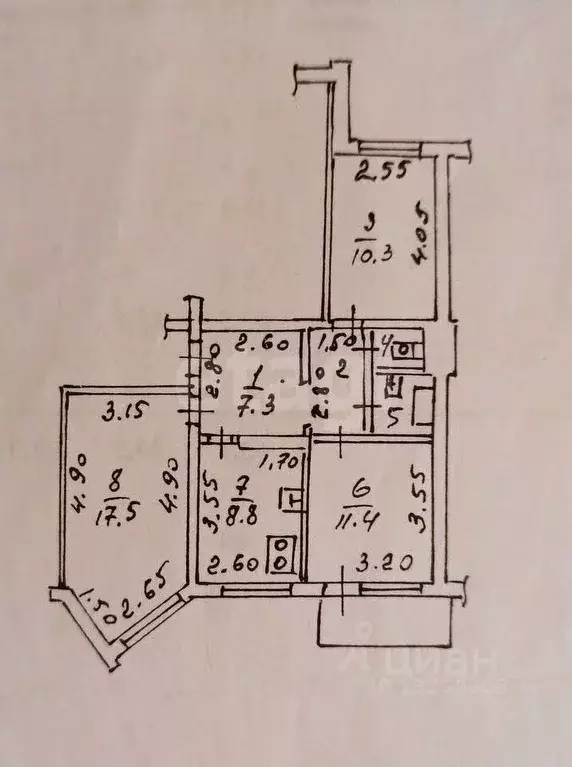 3-к кв. Липецкая область, Липецк просп. Победы, 11 (64.0 м) - Фото 1