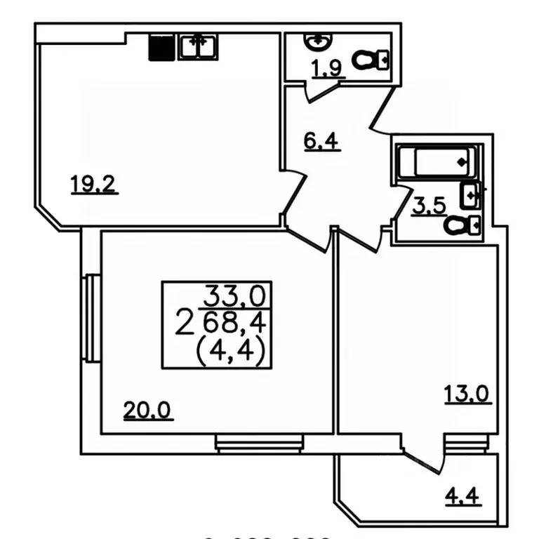 2-к кв. Ставропольский край, Пятигорск Бештау мкр, Алые Паруса жилой ... - Фото 1