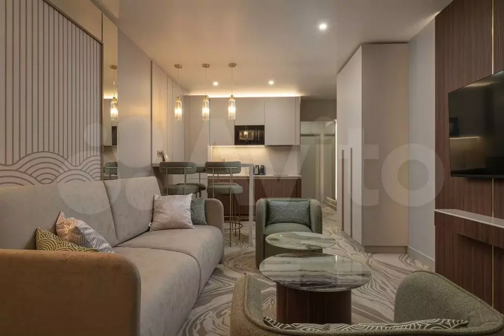 Апартаменты-студия, 44,8 м, 8/10 эт. - Фото 0