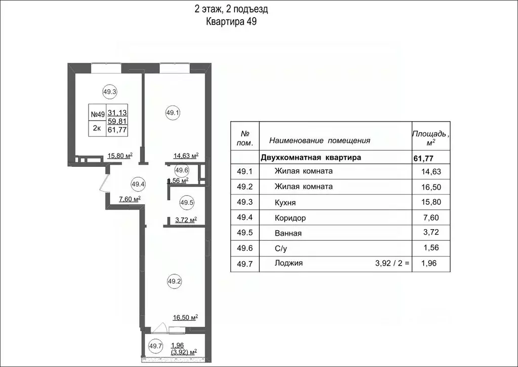 2-к кв. Белгородская область, Белгородский район, Дубовское с/пос, с. ... - Фото 1