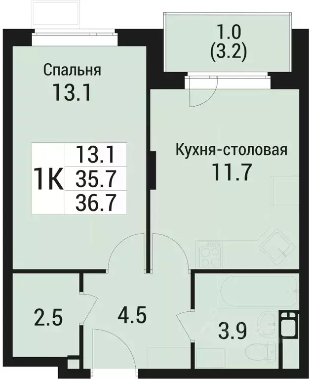 1-к кв. Московская область, Люберцы городской округ, Малаховка пгт Дом ... - Фото 0