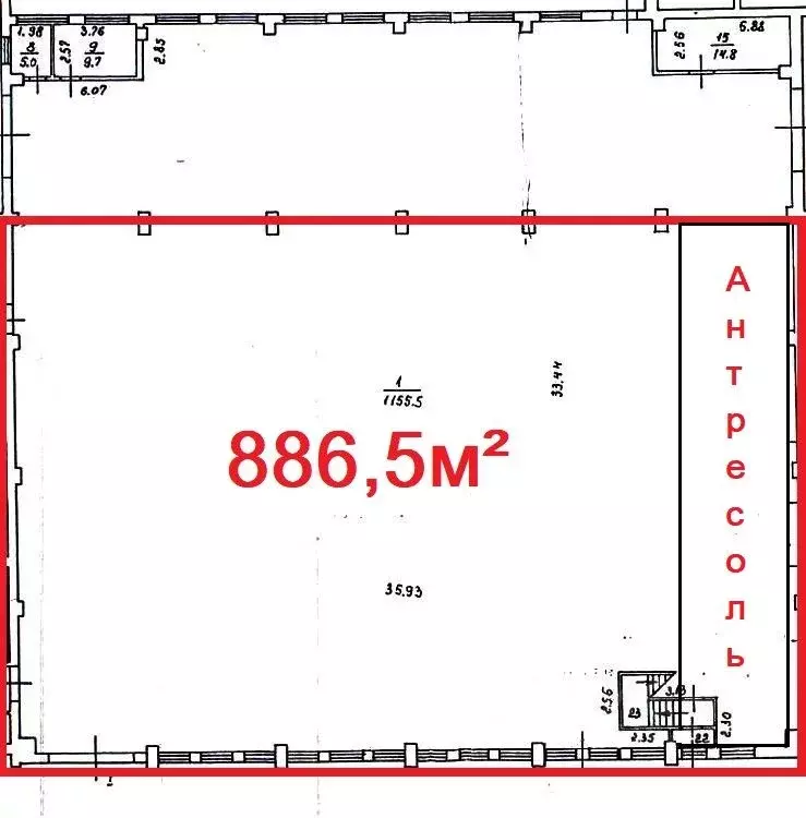 Помещение свободного назначения в Москва Кольская ул., 12С4 (887 м) - Фото 2