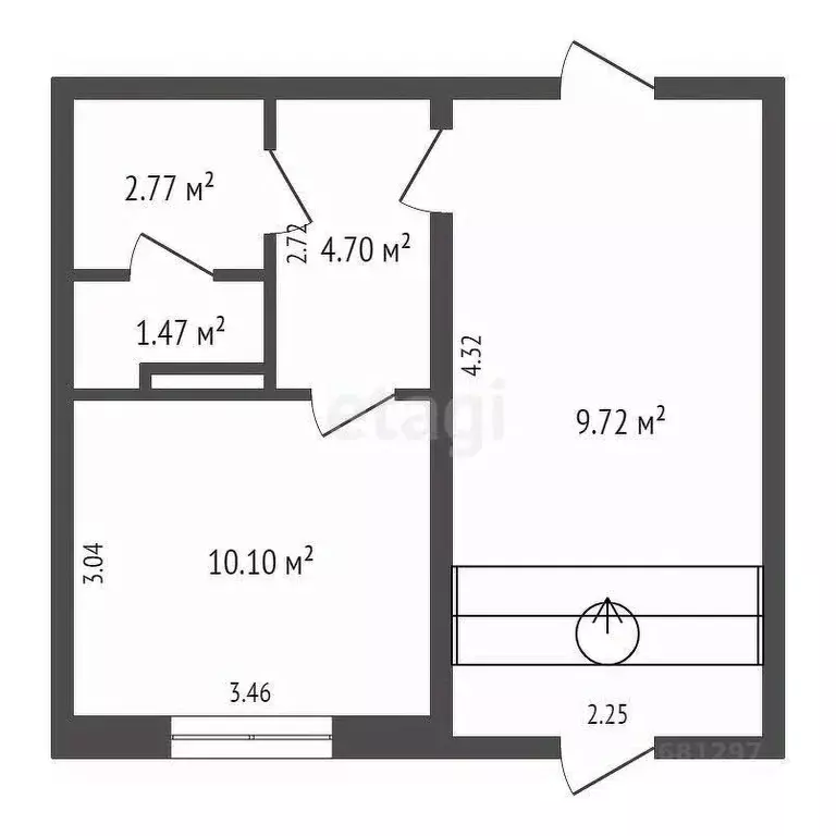 Помещение свободного назначения в Коми, Усинск ул. Ленина, 9 (32 м) - Фото 1