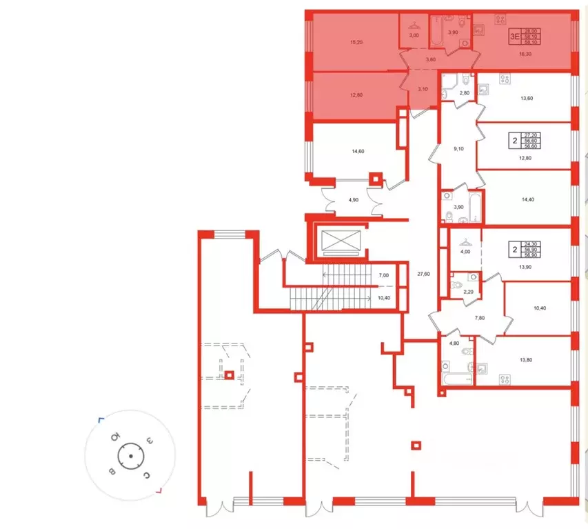 2-к кв. Санкт-Петербург, Санкт-Петербург, Сестрорецк Авиационная ул., ... - Фото 2