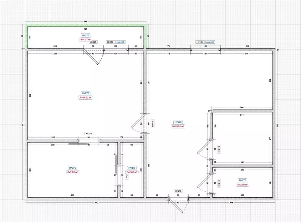 2-к кв. Татарстан, Казань ул. Павлюхина, 110В (55.3 м) - Фото 2