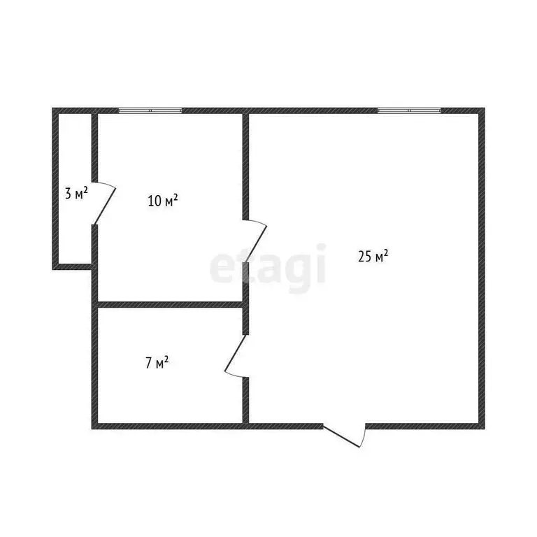 2-комнатная квартира: Махачкала, Юго-Восточная улица, 27 (45.2 м) - Фото 1