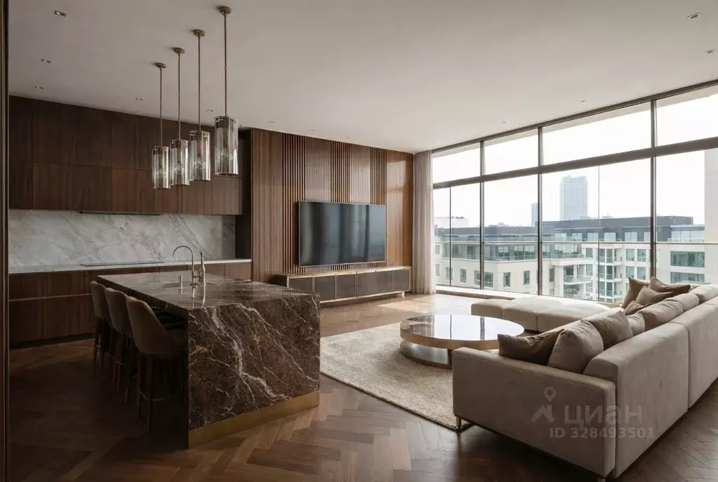 4-к кв. Москва Мосфильмовская ул., 1С23 (121.0 м) - Фото 1