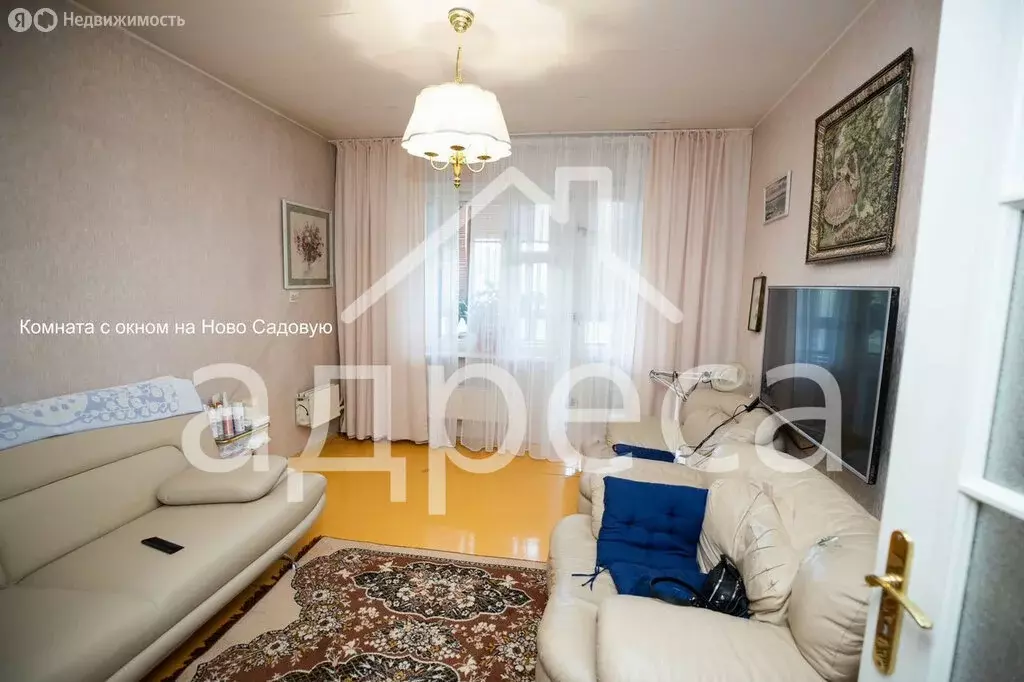 3-комнатная квартира: Самара, Ново-Садовая улица, 206 (68.1 м) - Фото 0