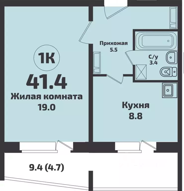 1-к кв. Новосибирская область, Новосибирский район, Станционный ... - Фото 0