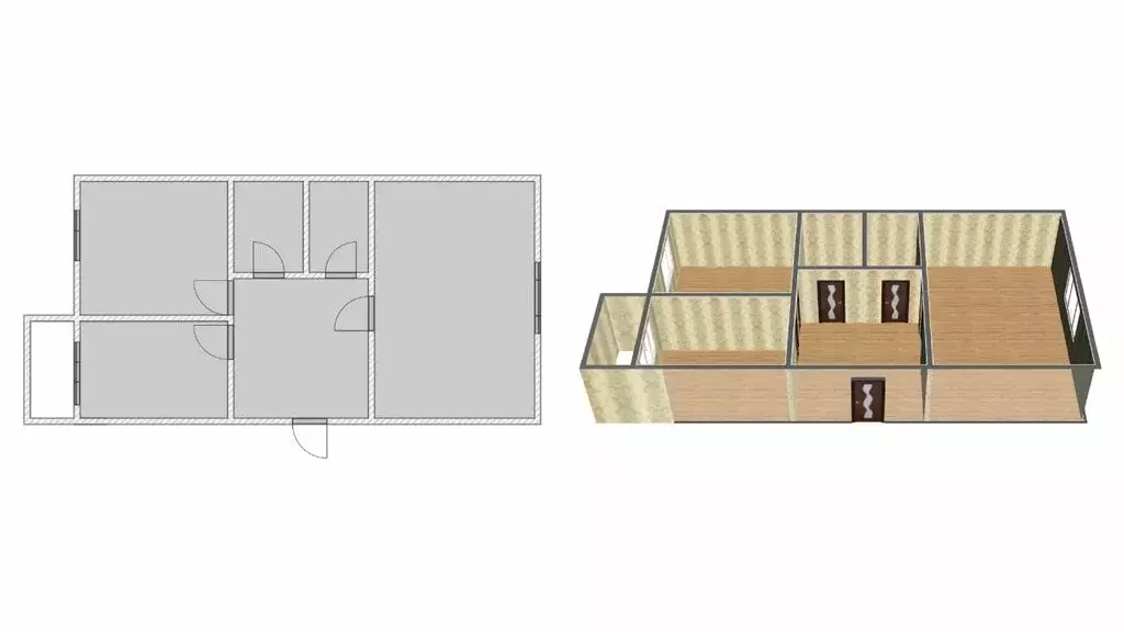 2-комнатная квартира: Луга, проспект Кирова, 83к1 (55 м) - Фото 1