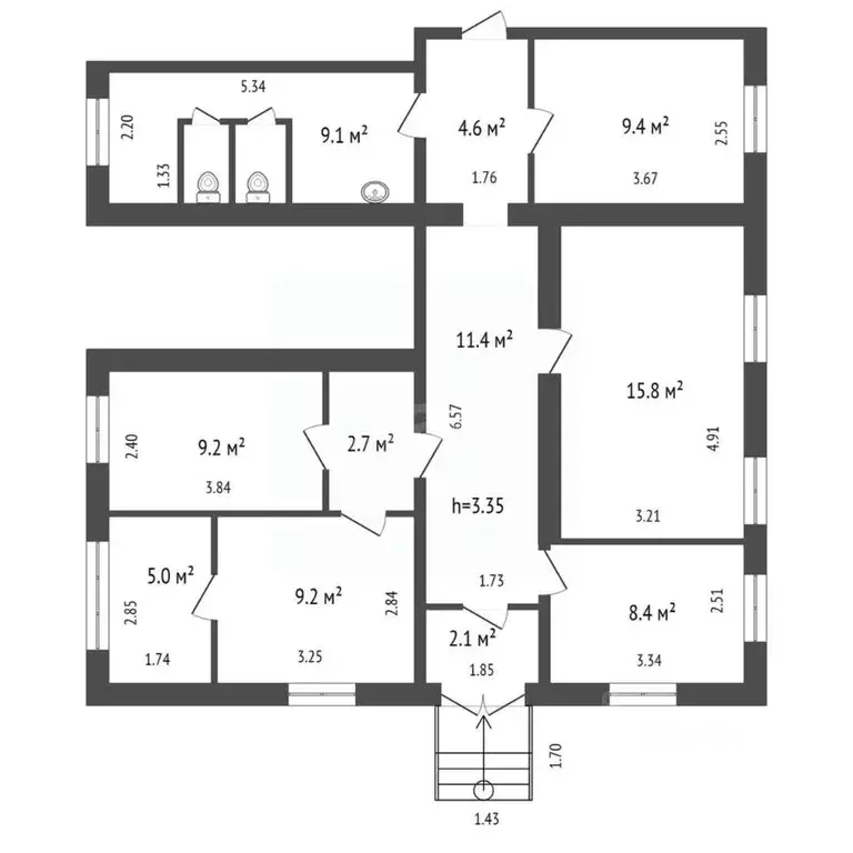 Помещение свободного назначения в Красноярский край, Красноярск ул. ... - Фото 2