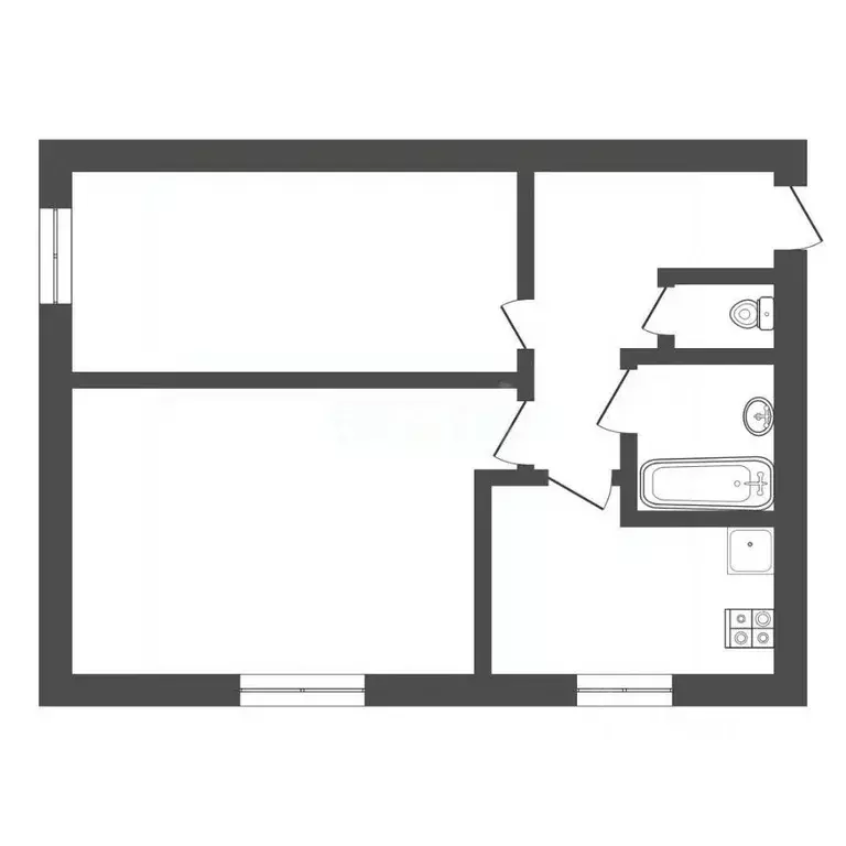 2-к кв. Тульская область, Тула городской округ, пос. Иншинский, 12 лет ... - Фото 1