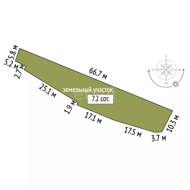 Дом в Майский, Советская улица (32.7 м) - Фото 2