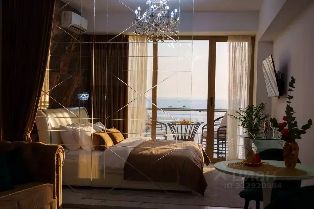 1-к кв. Краснодарский край, Сочи Центральный мкр, пер. Морской, 1/1Б ... - Фото 1