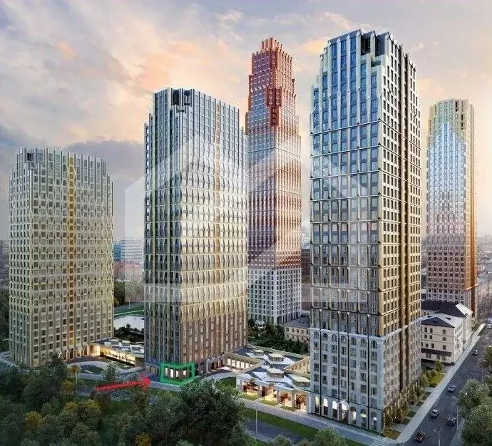 Помещение свободного назначения в Москва Дербеневская ул., 20А (62 м) - Фото 1