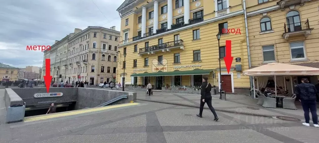 Помещение свободного назначения в Санкт-Петербург пер. Гривцова, 26 ... - Фото 0