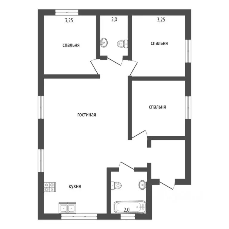 Коттедж в Тюменская область, Тюменский муниципальный округ, с. ... - Фото 2