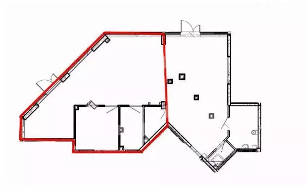 Помещение свободного назначения в Москва наб. Марка Шагала, 11к2 (80 ... - Фото 2