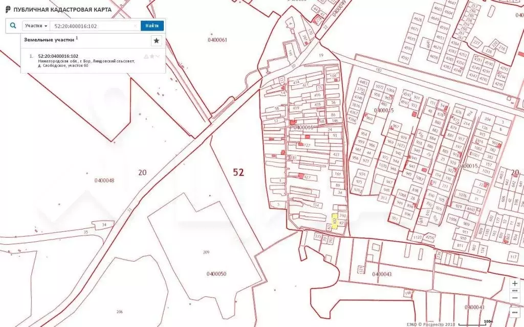 Карта кадастровая публичная нижегородская область борский район