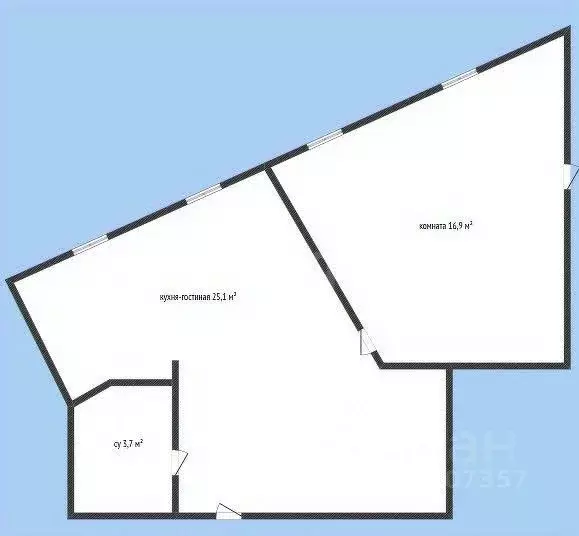 1-к кв. Краснодарский край, Новороссийск Анапское ш., 51Гк4 (45.7 м) - Фото 1