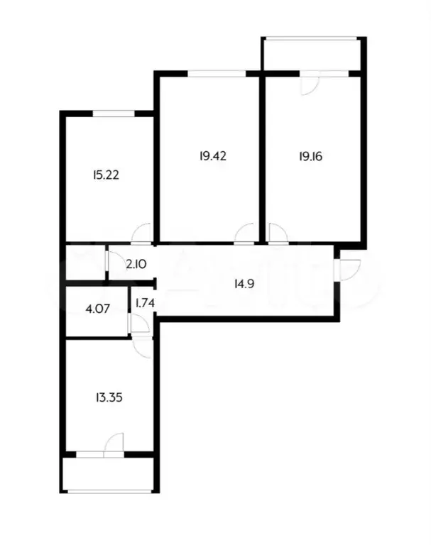 3-к. квартира, 100 м, 10/16 эт. - Фото 0