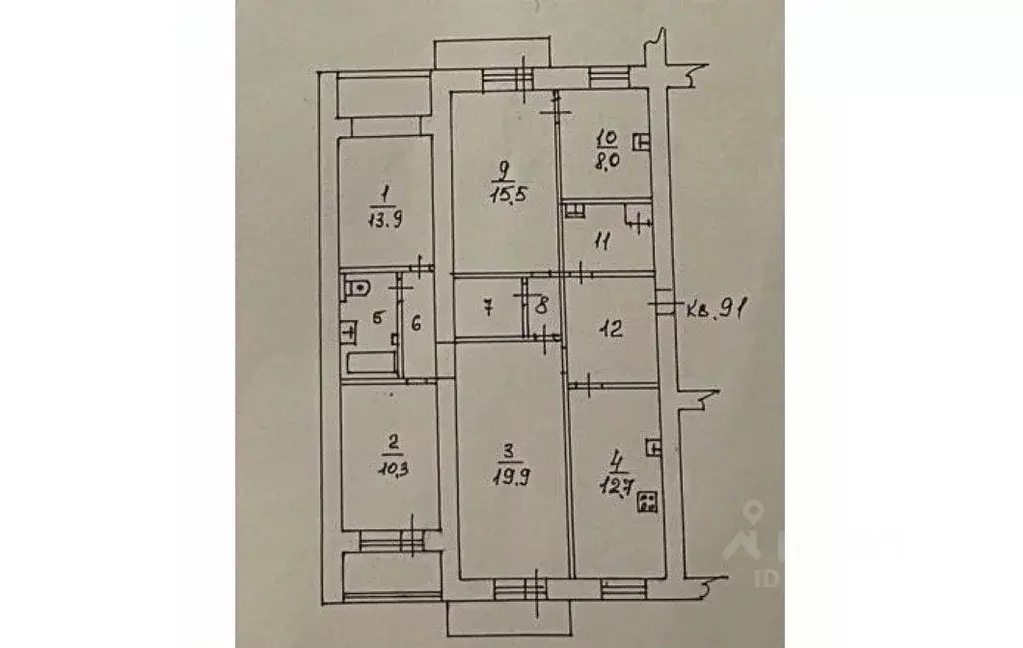 4-к кв. Московская область, Лыткарино Песчаная ул., 6 (108.7 м) - Фото 1