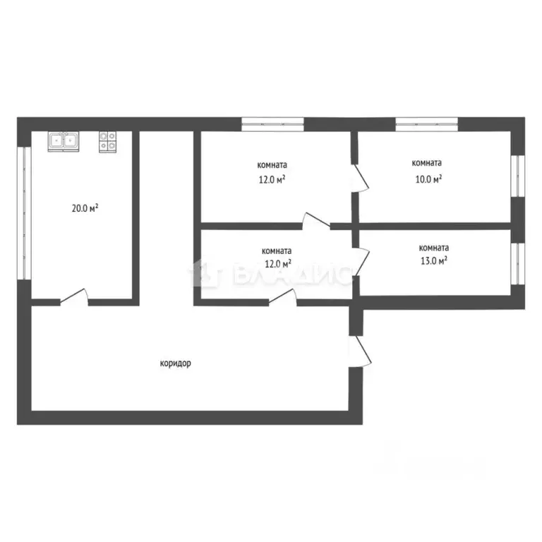 Дом в Адыгея, Майкоп Майкопская ул., 153 (60 м) - Фото 2