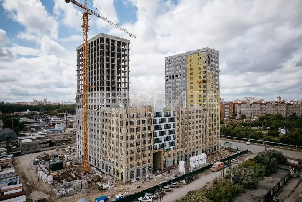 Студия Тюменская область, Тюмень ул. Ветеранов Труда, 36к1 (21.4 м) - Фото 2