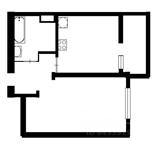 1-к кв. Санкт-Петербург ул. Летчика Лихолетова, 14к2 (35.0 м) - Фото 1