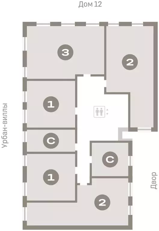 2-комнатная квартира: екатеринбург, московская улица, 158 (67.01 м) - Фото 1