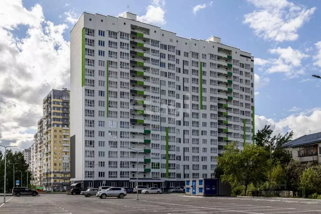 2-к кв. Тюменская область, Тюмень Антипино мкр, ул. Буденного, 1Ак1 ... - Фото 1