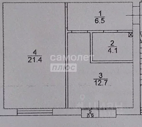 1-к кв. Кабардино-Балкария, Нальчик ул. Шогенова, 55к55 (44.7 м) - Фото 1