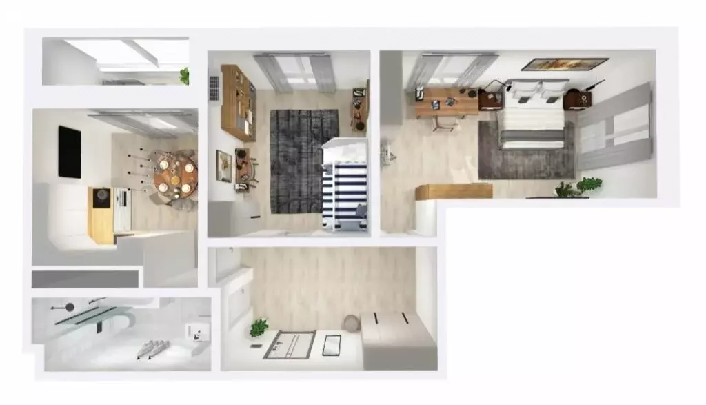 2-комнатная квартира: Тверь, Оснабрюкская улица, 22 (65.53 м) - Фото 1