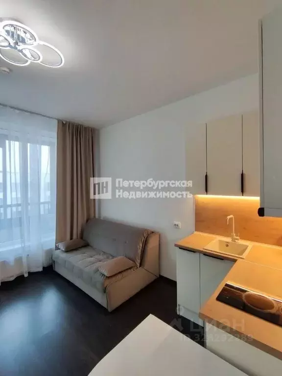 Студия Санкт-Петербург ул. Владимира Пчелинцева, 6к1 (23.6 м) - Фото 1