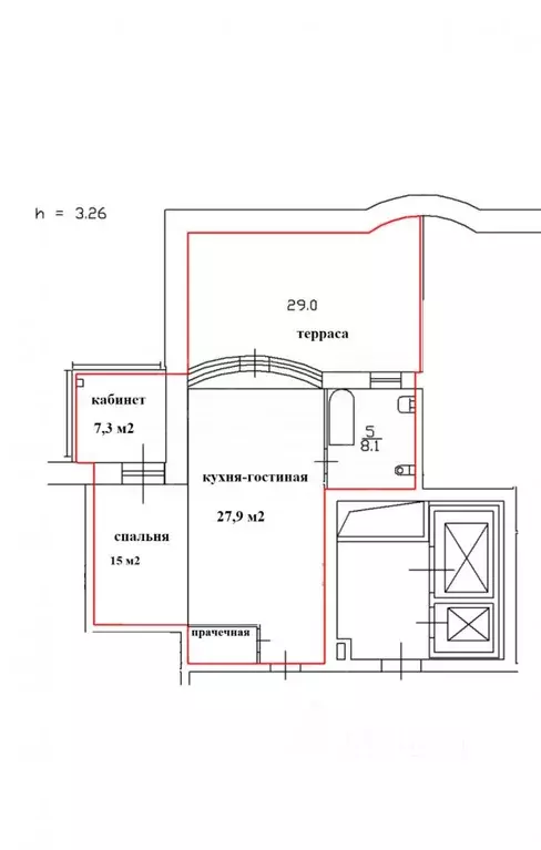 2-к кв. Санкт-Петербург Петровский просп., 5 (78.0 м) - Фото 1