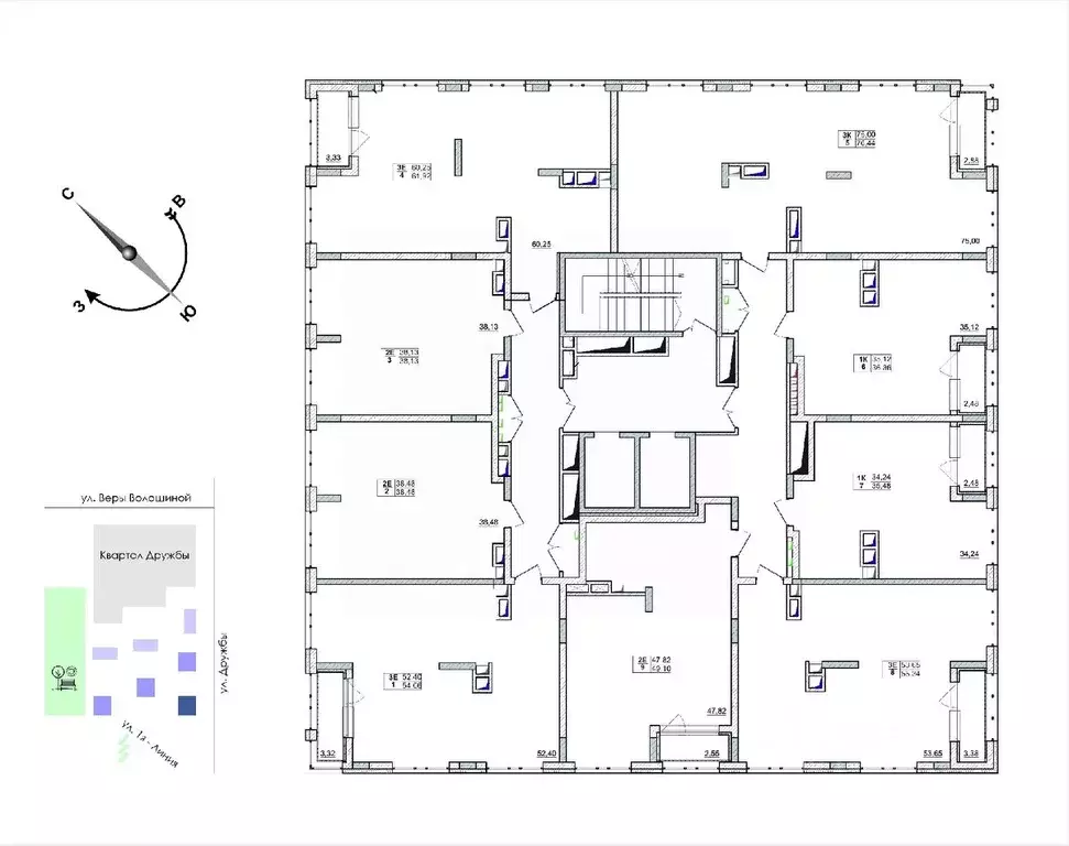2-к кв. Кемеровская область, Кемерово ул. Дружбы, 11 (38.13 м) - Фото 2