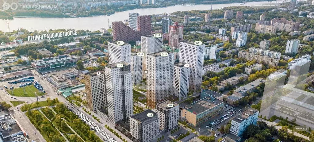 1-комнатная квартира: Москва, Кронштадтский бульвар, 9с21 (46.5 м) - Фото 1