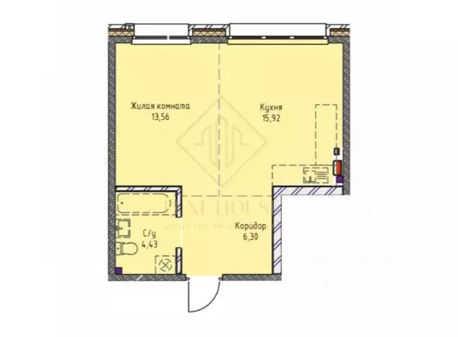 1-к кв. Иркутская область, Иркутск ул. Лызина, 18 (41.0 м) - Фото 1