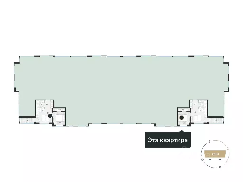 1-к кв. Тюменская область, Тюмень Ямская ул., 159с1/25 (31.4 м) - Фото 1