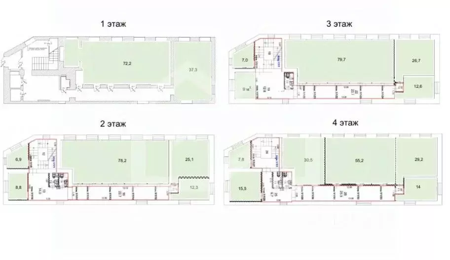 Помещение свободного назначения в Москва Бутырская ул., 76С4 (695 м) - Фото 2