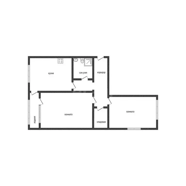 2-комнатная квартира: Краснодар, микрорайон Любимово, 16 (55.6 м) - Фото 0
