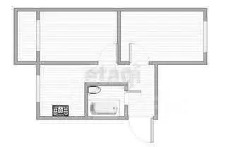 2-к кв. Саратовская область, Энгельс Полтавская ул., 15б (40.2 м) - Фото 2