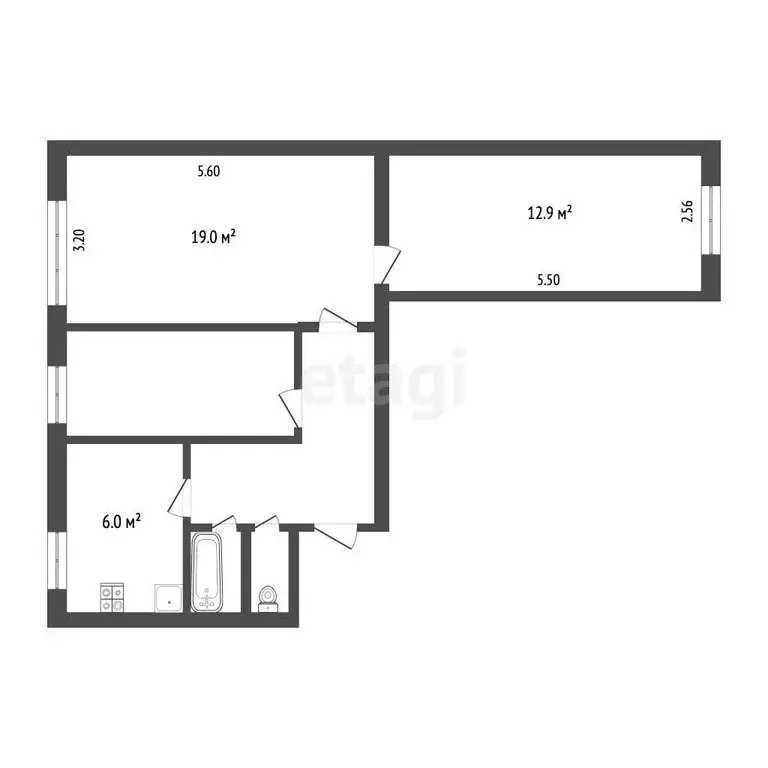 3-комнатная квартира: Петропавловск-Камчатский, улица Пономарёва, 10 ... - Фото 1