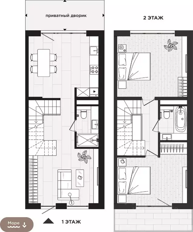 2-к кв. Крым, Ялта 10-й мкр,  (93.2 м) - Фото 1