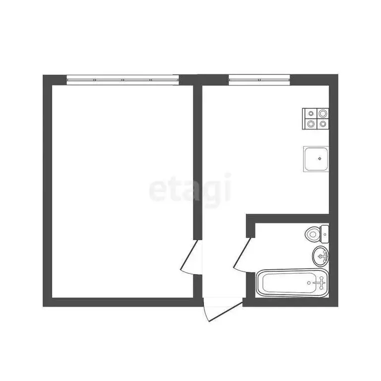 1-комнатная квартира: Нальчик, улица Шогенова, 7 (68.2 м) - Фото 1