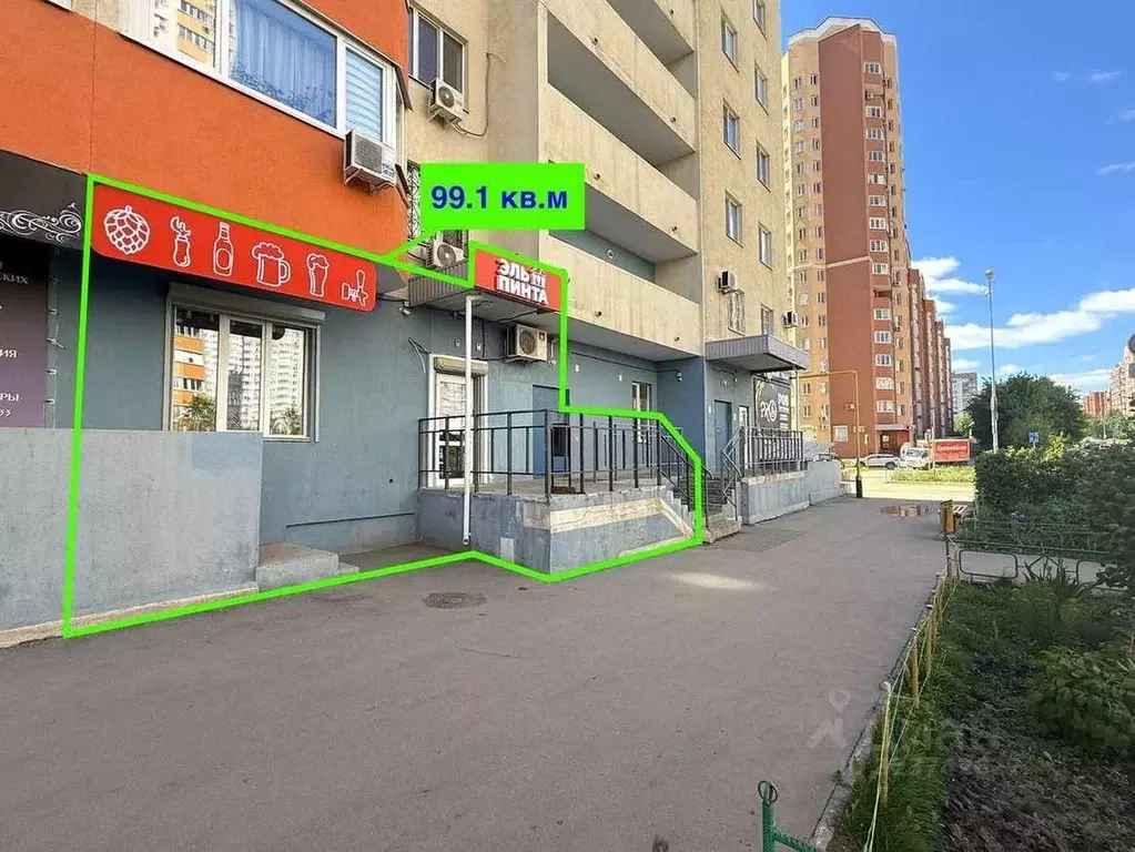 Торговая площадь в Самарская область, Самара ул. Мичурина, 149 (99 м) - Фото 1